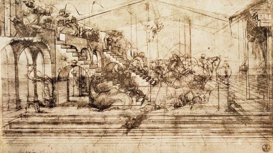 "Sketch" de Leonardo Da Vinci
