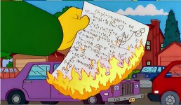Flanders quema la demostración.